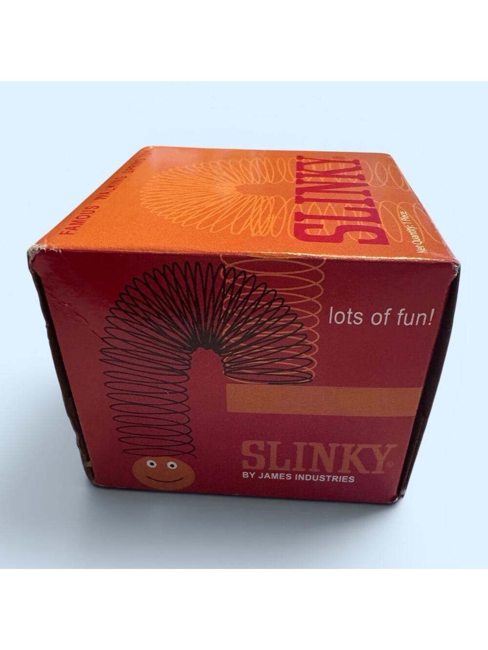 SLINKY Walking Spring Toy in original box James industries
